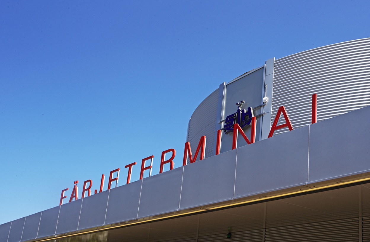 The terminal in Nynäshamn